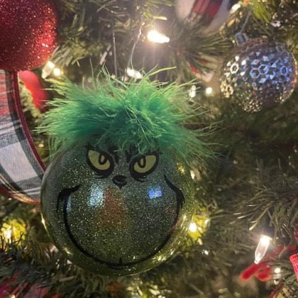 Grinch Christmas ornament